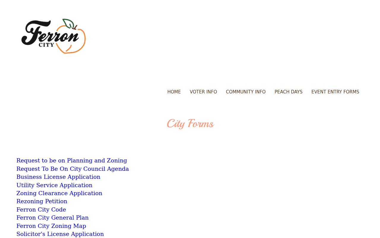 Ferron criminal records city documents in Emery County